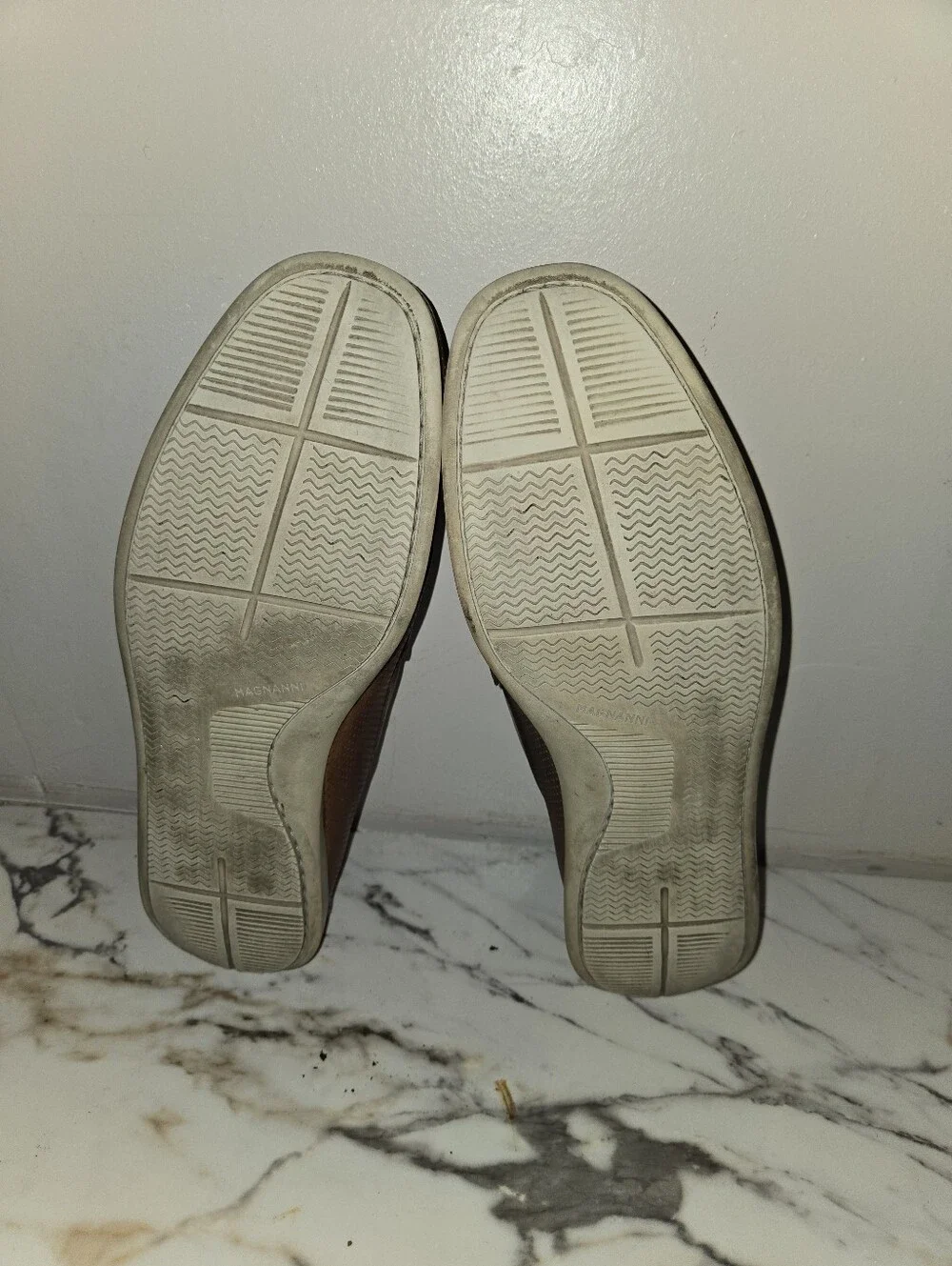Magnanni  Leather Lace-Up Shoes Light Brown  Size 10 M, retails For $499.00